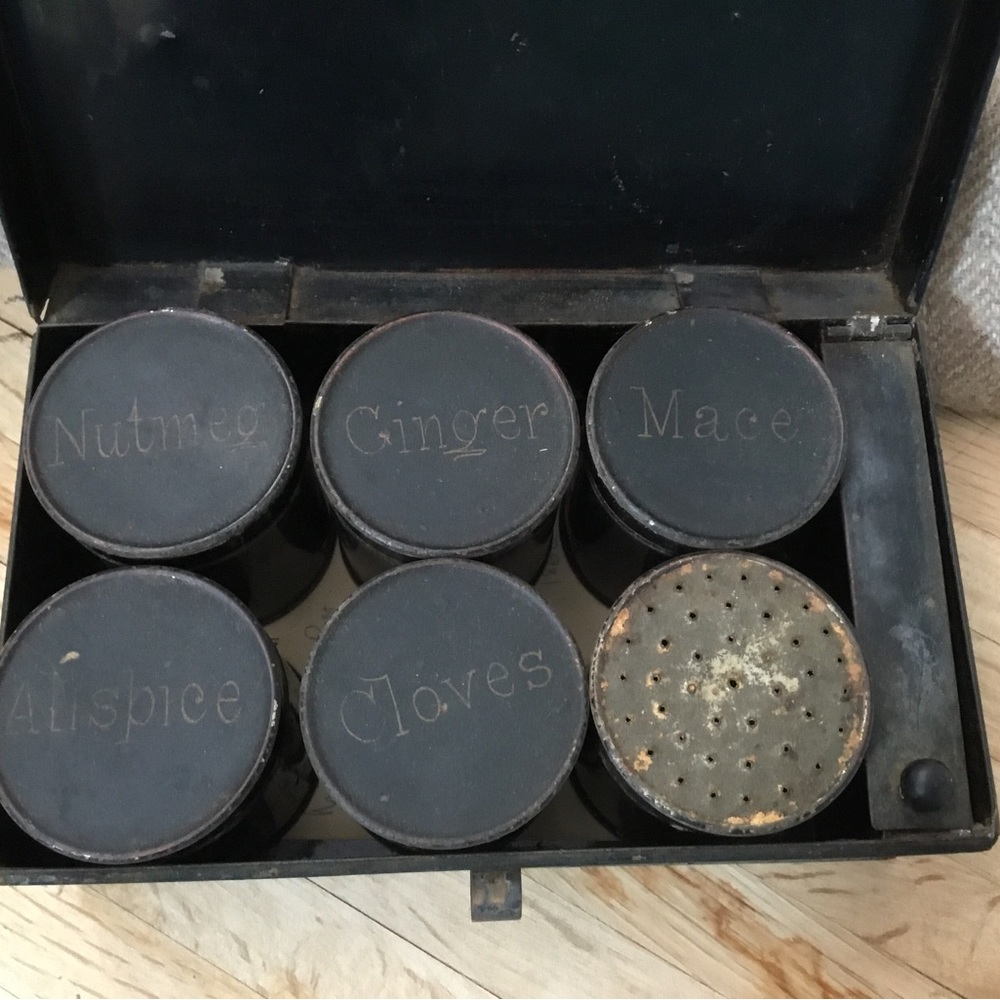 Vintage cider mulling box